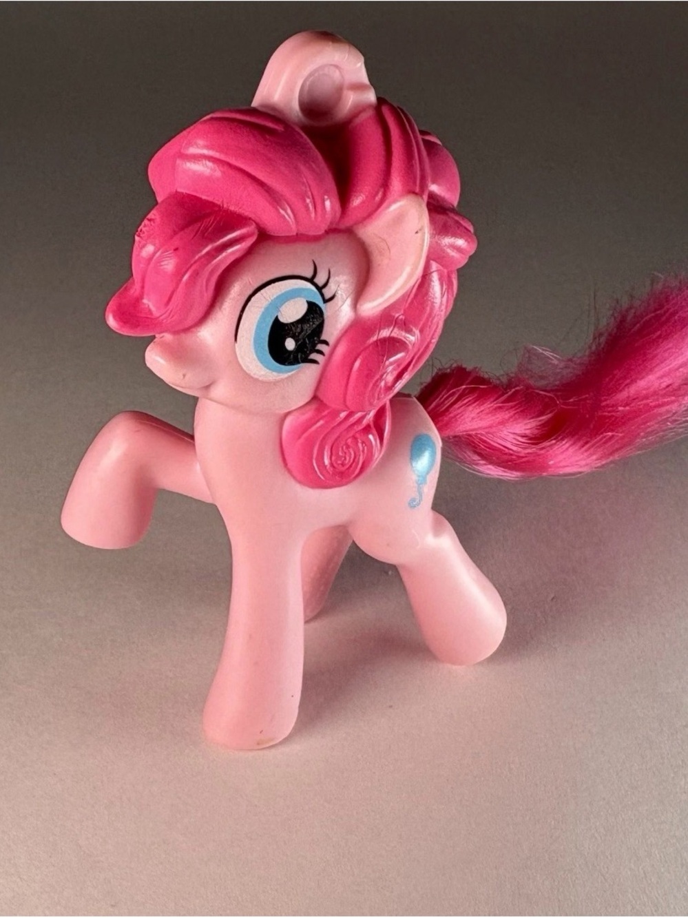 2012 My Little Pony G4 McDonald's Happy Meal Toy #1 Pinkie Pie - Brushable Tail